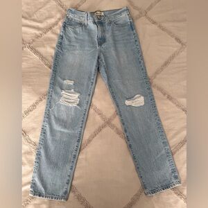 Madewell The Perfect Vintage Straight Jean Size 27